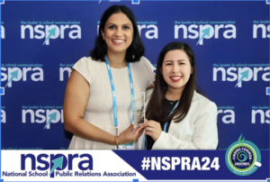 Raj Rai and Elysse Fresquez of San Juan Unified School District (CA) at NSPRA conference